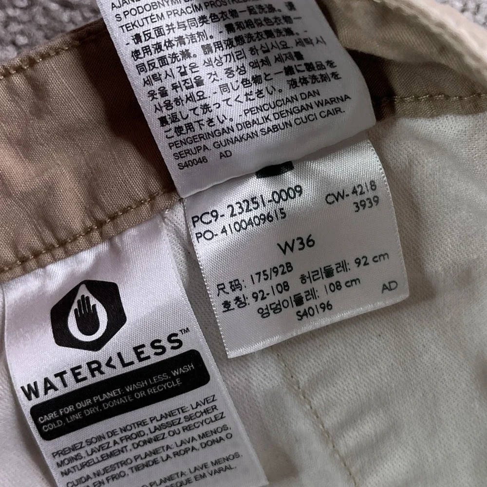 Levis Shorts‎ Mens 36 Tan Khaki Cargo Utility Tactical Ripstop Flap Pockets